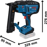 Bosch Grapadora para madera a batería GTH 18V-38 M (solo, C), 18Volt, Engrapadora eléctrica azul/Negro