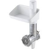 Bosch MUZ4FW4 picadora Acero inoxidable, Blanco, Picadora de carne aluminio/blanco, 180 mm, 120 mm, 270 mm, 653 g, 180 mm, 130 mm