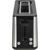 Braun HT 1610 BK, Tostadora acero fino/Negro