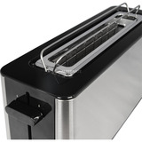 Braun HT 1610 BK, Tostadora acero fino/Negro