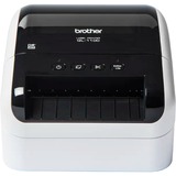 Brother QL-1100C impresora de etiquetas Térmica directa 300 x 300 DPI 110 mm/s Alámbrico negro/blanco, Térmica directa, 300 x 300 DPI, 110 mm/s, Alámbrico, Negro, Blanco