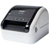 Brother QL-1100C impresora de etiquetas Térmica directa 300 x 300 DPI 110 mm/s Alámbrico negro/blanco, Térmica directa, 300 x 300 DPI, 110 mm/s, Alámbrico, Negro, Blanco