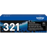 Brother TN-321BK cartucho de tóner 1 pieza(s) Original Negro 2500 páginas, Negro, 1 pieza(s)