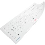 CHERRY 61510017 accesorio dispositivo de entrada Cubierta de teclado, Película protectora blanco, Cubierta de teclado, Silicona, 463 mm, 164 mm, 100 g, Gris