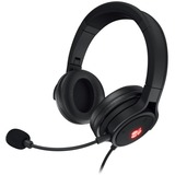 CHERRY JA-2200 Auriculares Alámbrico Diadema Juego Negro, Auriculares para gaming negro, Alámbrico, 20 - 20000 Hz, Juego, 325 g, Auriculares, Negro