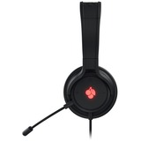 CHERRY JA-2200 Auriculares Alámbrico Diadema Juego Negro, Auriculares para gaming negro, Alámbrico, 20 - 20000 Hz, Juego, 325 g, Auriculares, Negro