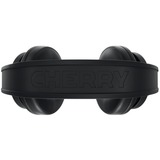 CHERRY JA-2200 Auriculares Alámbrico Diadema Juego Negro, Auriculares para gaming negro, Alámbrico, 20 - 20000 Hz, Juego, 325 g, Auriculares, Negro