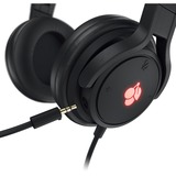 CHERRY JA-2200 Auriculares Alámbrico Diadema Juego Negro, Auriculares para gaming negro, Alámbrico, 20 - 20000 Hz, Juego, 325 g, Auriculares, Negro