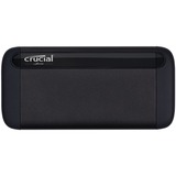 Crucial X8 1000 GB Negro, Unidad de estado sólido negro, 1000 GB, USB Tipo C, 3.2 Gen 2 (3.1 Gen 2), 1050 MB/s, Negro
