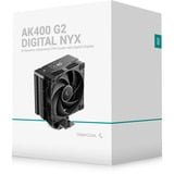 DeepCool AK400 G2 DIGITAL NYX, Disipador de CPU negro