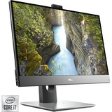 Dell OptiPlex 7780 Intel® Core™ i7 68,6 cm (27") 1920 x 1080 Pixeles 16 GB DDR4-SDRAM 512 GB SSD PC todo en uno Windows 10 Pro Wi-Fi 6 (802.11ax) Negro, Plata, PC completo plateado, 68,6 cm (27"), Full HD, Intel® Core™ i7, 16 GB, 512 GB, Windows 10 Pro