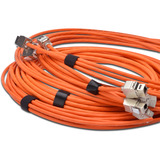 Digitus Cinta de velcro para cableado estructurado, rollo de 10 metros, Guía para cable negro