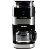 Domo DO721K, Cafetera de filtro negro/Acero fino cepillado