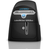 Dymo LabelWriter ™ 450 DUO, Impresora de etiquetas negro/Plateado, D1, Transferencia térmica, 600 x 300 DPI, Negro, Plata
