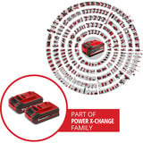 EINHELL Batería Power-X-Change Plus TWIN-PACK 18Volt 3,0Ah rojo/Negro