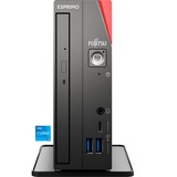 Fujitsu VFY:G612EPH51MIN, Mini-PC negro/Rojo