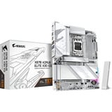 GIGABYTE X870 AORUS ELITE X3D ICE, Placa base plateado/blanco