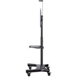 HAGOR HP Twin Stand HD 2,13 m (84") Negro, Sistema de soporte negro, 90 kg, 2,13 m (84"), 139,7 cm (55"), 800 x 500 mm, 1350 - 1650 mm