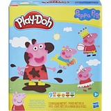 Hasbro Peppa Pig F14975L0 compuesto para cerámica y modelaje Set de utensilios para jugar con plastilina 458 g Multicolor 1 pieza(s), Modelado Set de utensilios para jugar con plastilina, Multicolor, Adulto, 20 pieza(s), Bote de plástico, 9 Colores