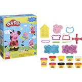 Hasbro Peppa Pig Stylin Set Set de utensilios para jugar con plastilina 458 g Multicolor 1 pieza(s), Modelado Set de utensilios para jugar con plastilina, Multicolor, Niño, 20 pieza(s), Bote de plástico, 9 Colores