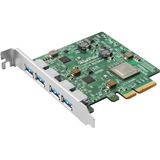 HighPoint RocketU 1244A PCIe 3.0 x8 4x10GB/s, Controlador USB 