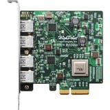 HighPoint RocketU 1244A PCIe 3.0 x8 4x10GB/s, Controlador USB 