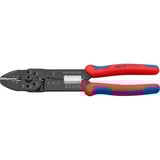 KNIPEX Alicates de engaste, Crimpadora rojo/Azul