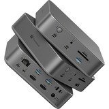 Kensington Estación de acoplamiento Thunderbolt 5 Triple 4K SD5010T5EQ plateado