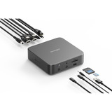 Kensington Estación de acoplamiento Thunderbolt 5 Triple 4K SD5010T5EQ plateado