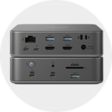 Kensington Estación de acoplamiento Thunderbolt 5 Triple 4K SD5010T5EQ plateado