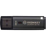 Kingston IronKey Locker+ 50 G2 32 GB, Lápiz USB antracita