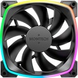 Montech AX120 PWM 120x120x25, Ventilador negro