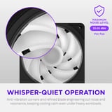 NZXT F360 RGB, Ventilador negro