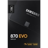 SAMSUNG 870 EVO 2.5" 1000 GB Serial ATA III V-NAND, Unidad de estado sólido 1000 GB, 2.5", 560 MB/s, 6 Gbit/s