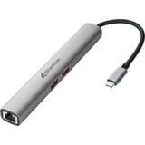 Sharkoon OfficePal Combo Adapter, Estación de acoplamiento gris