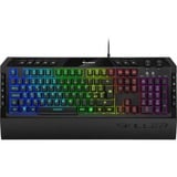 Sharkoon Skiller SGK5 teclado USB Italiano Negro, Teclado para gaming negro, Completo (100%), USB, LED RGB, Negro