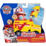 Spin Master PAW Patrol Fire Rescue, camión volquete Fire Rescue de Rubble con figura de acción, proyectiles y vehículo de juguete, juguetes para niños y niñas a partir de 3 años PAW Patrol Fire Rescue, camión volquete Fire Rescue de Rubble con figura de acción, proyectiles y vehículo de juguete, juguetes para niños y niñas a partir de 3 años, Camión basculante, 3 año(s), Plástico, Rojo, Amarillo