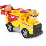 Spin Master PAW Patrol Fire Rescue, camión volquete Fire Rescue de Rubble con figura de acción, proyectiles y vehículo de juguete, juguetes para niños y niñas a partir de 3 años PAW Patrol Fire Rescue, camión volquete Fire Rescue de Rubble con figura de acción, proyectiles y vehículo de juguete, juguetes para niños y niñas a partir de 3 años, Camión basculante, 3 año(s), Plástico, Rojo, Amarillo