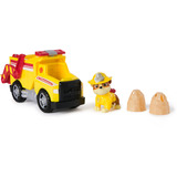 Spin Master PAW Patrol Fire Rescue, camión volquete Fire Rescue de Rubble con figura de acción, proyectiles y vehículo de juguete, juguetes para niños y niñas a partir de 3 años PAW Patrol Fire Rescue, camión volquete Fire Rescue de Rubble con figura de acción, proyectiles y vehículo de juguete, juguetes para niños y niñas a partir de 3 años, Camión basculante, 3 año(s), Plástico, Rojo, Amarillo