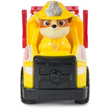 Spin Master PAW Patrol Fire Rescue, camión volquete Fire Rescue de Rubble con figura de acción, proyectiles y vehículo de juguete, juguetes para niños y niñas a partir de 3 años PAW Patrol Fire Rescue, camión volquete Fire Rescue de Rubble con figura de acción, proyectiles y vehículo de juguete, juguetes para niños y niñas a partir de 3 años, Camión basculante, 3 año(s), Plástico, Rojo, Amarillo