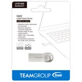 Team Group C222 128 GB, Lápiz USB plateado