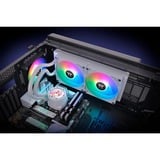 Thermaltake TH280 V2 Ultra ARGB Sync All-In-One Liquid Cooler Snow Edition, Refrigeración por agua blanco