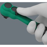 Wera 8010 B Zyklop Comfort Carraca, 3/8" negro/Verde