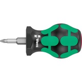 Wera Destornillador negro/Verde