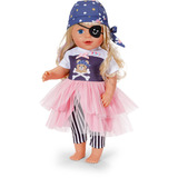 ZAPF Creation BABY born® Conjunto de niña pirata 43cm, Accesorios para muñecas 