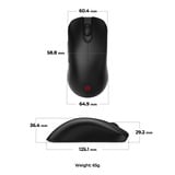 Zowie FK2-DW ratón Juego mano derecha RF inalámbrico 3200 DPI, Ratones para gaming negro, mano derecha, RF inalámbrico, 3200 DPI, Negro