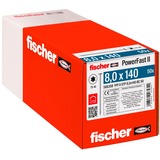 fischer Tornillo para madera PowerFast II 8,0x140 cabeza avellanada escalonada TX 