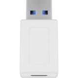 goobay 55225 cambiador de género para cable USB-C USB 3.0 (type A) Blanco, Adaptador blanco, USB-C, USB 3.0 (type A), Blanco