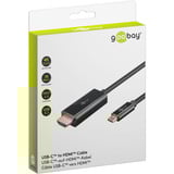 goobay Cable adaptador USB, conector USB-C > conector HDMI, 4K / 60Hz negro