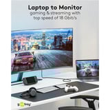 goobay Cable adaptador USB, conector USB-C > conector HDMI, 4K / 60Hz negro